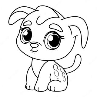 Cute Littlest Pet Shop Pets Coloring Page 16902-13801