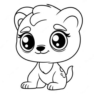 Cute Littlest Pet Shop Pets Coloring Page 16902-13802