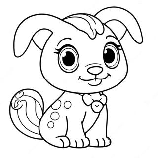 Cute Littlest Pet Shop Pets Coloring Page 16902-13803