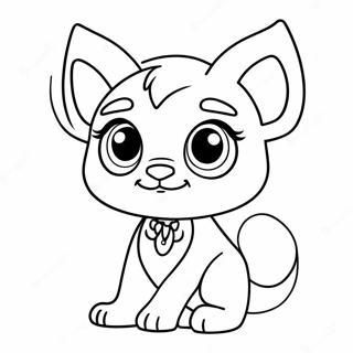 Cute Littlest Pet Shop Pets Coloring Page 16902-13804