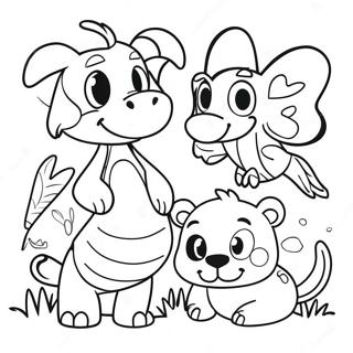 Fun Animal Paper Coloring Pages 16912-13808