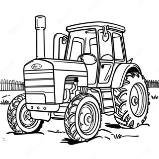 Case Tractor Coloring Pages