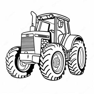 Case Tractor Coloring Page 16921-13812