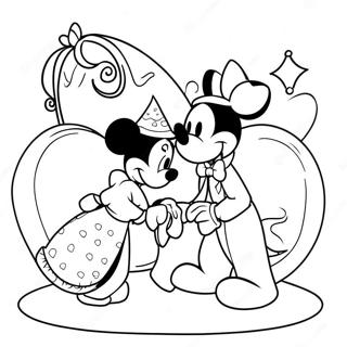 Valentine S Day Disney Characters Coloring Page 16931-13820