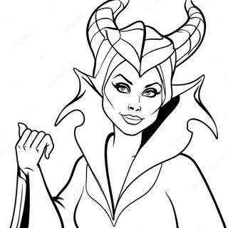 Maleficent Coloring Pages