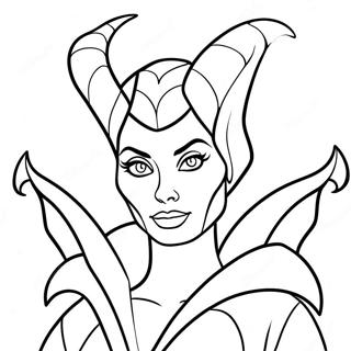 Maleficent Coloring Page 16961-13843