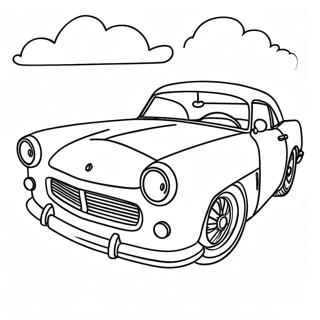 Easy Car Coloring Page 16971-13859