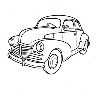 Easy Car Coloring Page 16971-13860