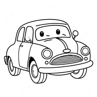 Easy Car Coloring Pages