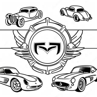 Car Logo Coloring Page 16981-13856