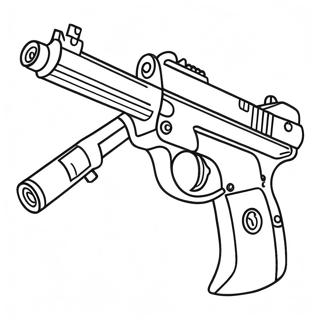 Fortnite Gun Coloring Pages