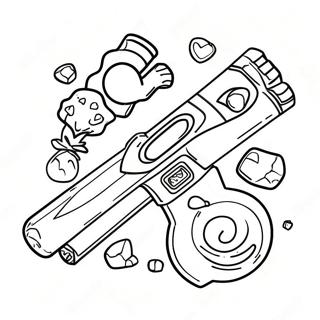 Epic Fortnite Weapon Coloring Page 17002-13873