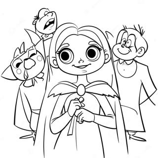 Mavis Dracula With Friends Coloring Page 1702-1473