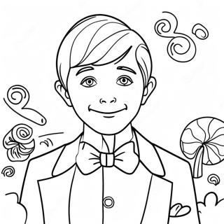 Charlie And The Chocolate Factory Coloring Page 17031-13898