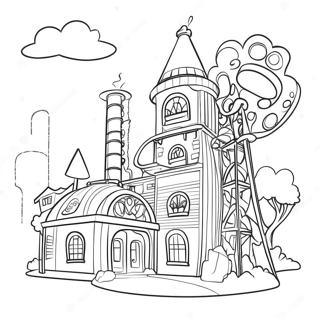 Willy Wonka S Whimsical Factory Coloring Page 17032-13908