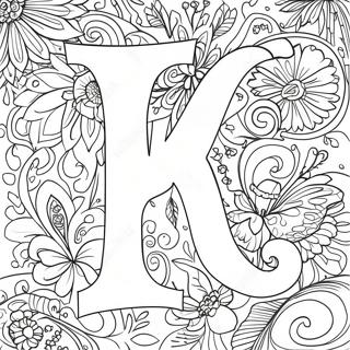 Whimsical Letter W Coloring Page 17052-13919