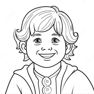 Samuel With A Bright Smile Coloring Page 17062-13922