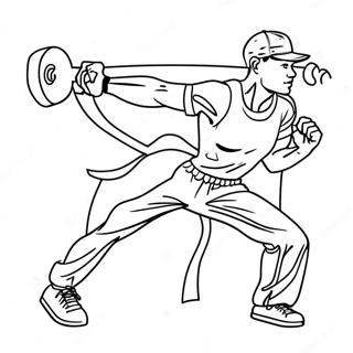 Exercise Coloring Page 17071-42948