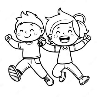 Exercise Coloring Pages