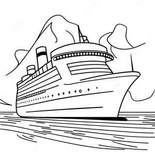 Disney Cruise Ship Coloring Page 17111-13959