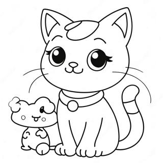 Kawaii Cute Anime Coloring Pages