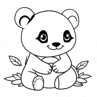 Mimi Panda Coloring Pages