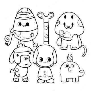 Hey Duggee And Friends Coloring Page 17142-13985