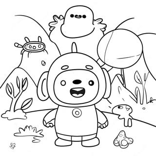 Hey Duggee And Friends Coloring Page 17142-13988