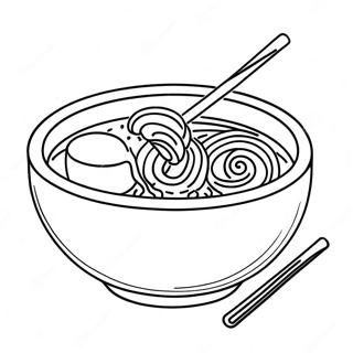 Ramen Coloring Pages