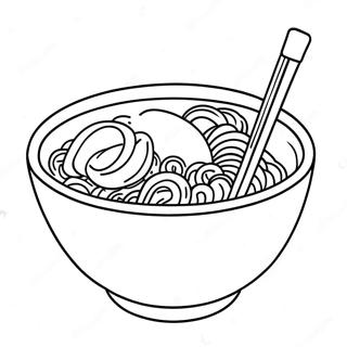 Ramen Bowl Coloring Page 17161-14003