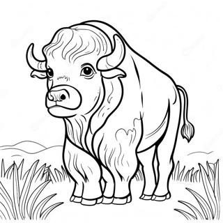 Buffalo Coloring Page 17171-14007