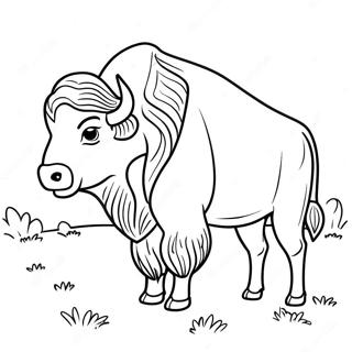 Buffalo Coloring Page 17171-14008