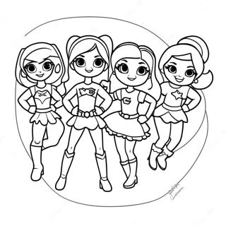 Dc Superhero Girls Coloring Pages