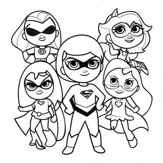 Dc Superhero Girls Coloring Page 17181-14015