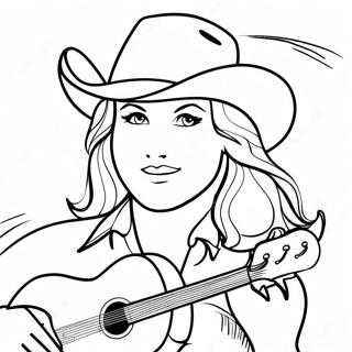 Country Music Coloring Page 17191-14028