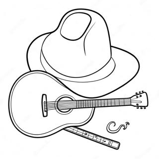 Country Music Coloring Pages