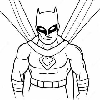 Adventurous Superhero Character Coloring Page 17202-14035