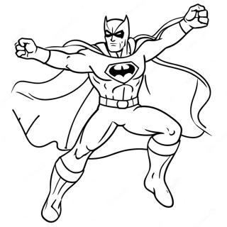 Adventurous Superhero Character Coloring Page 17202-14036