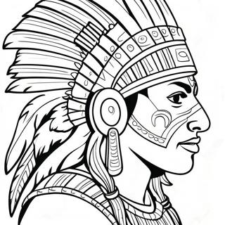 Aztec Coloring Pages