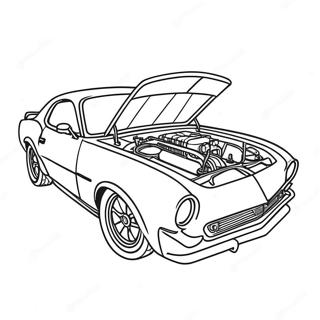 Drag Car Coloring Page 17241-14064