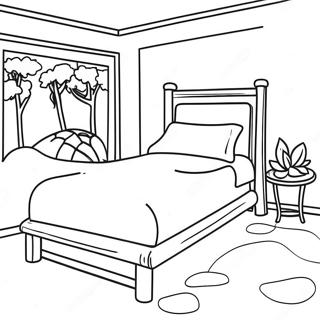 Relaxing Wellness Scene Coloring Page 17292-14109