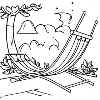 Relaxing Wellness Scene Coloring Page 17292-14110