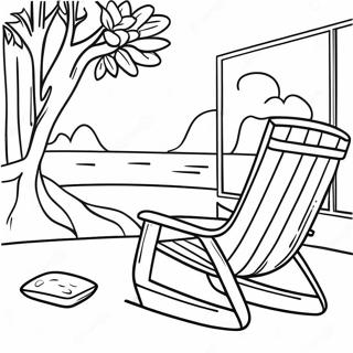 Relaxing Wellness Scene Coloring Page 17292-14111