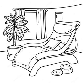 Relaxing Wellness Scene Coloring Page 17292-14112