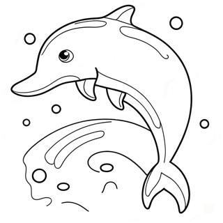 Lisa Frank Colorful Dolphin Coloring Page 172-144