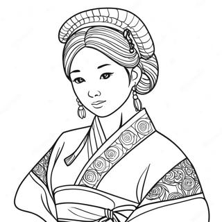 Korean Coloring Pages