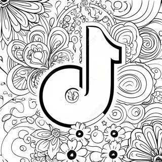 Tiktok Coloring Pages