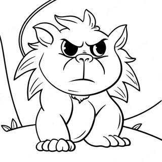 Mighty Wild Thing Coloring Page 17322-14129