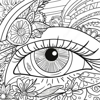 Eye For Adults Coloring Pages