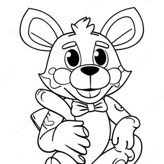 Mangle Fnaf Coloring Pages